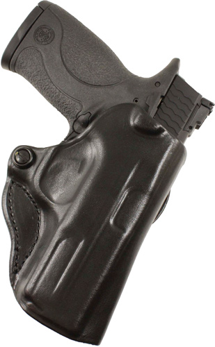 DESANTIS MINI SCABBARD HOLSTER RH OWB LEATHER RUGER LCP II BL - for sale