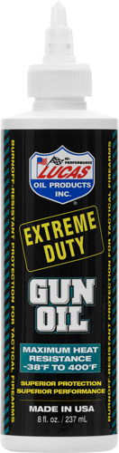 LUCAS OIL 8 OZ EXTREME DUTY GUN OIL LIQUID - for sale