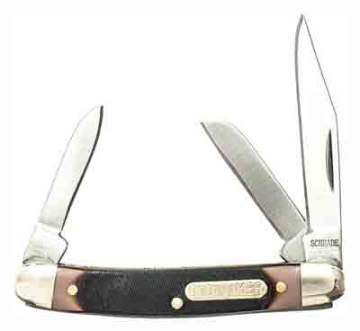 OLD TIMER KNIFE JUNIOR 3-BLADE 2" STAINLESS DELRIN - for sale