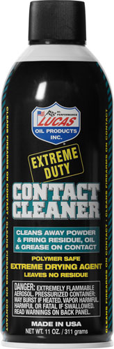 LUCAS OIL 11 OZ EXTREME DUTY CONTACT CLEANER AEROSOL - for sale