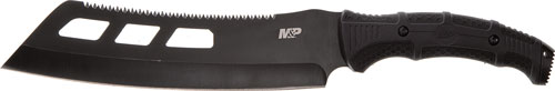 S&W KNIFE M&P CLEAVER MACHETE 10" SAWBACK W/SYNTHETIC SHEATH - for sale