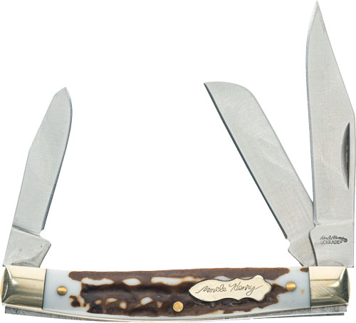 UNCLE HENRY KNIFE NEXT GEN STAGLON JR FOLDING 3-BLADE - for sale
