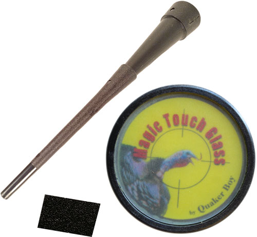 QUAKER BOY TURKEY CALL POT STYLE MAGIC TOUCH GLASS - for sale
