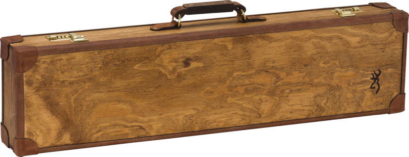 BROWNING LUGGAGE CASE O/U & BT TO 32" LIGHT MADERA WOOD GRAIN - for sale