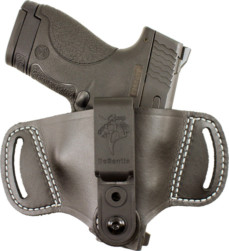 DESANTIS OUTBACK HOLSTER AMBI IWB/OWB LEATHER SMALL AUTOS BL - for sale
