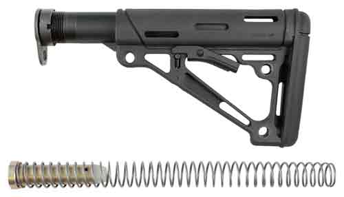 HOGUE AR-15 COLLAPSIBLE STOCK BLACK MIL-SPEC W/BUFFER TUBE - for sale