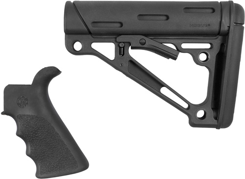 HOGUE AR-15 GRIP & OVERMOLDED COLLAPSIBLE STK MIL-SPEC BLK - for sale