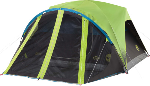 COLEMAN CARLSBAD DOME TENT W/ SCREEN ROOM 4 PERSON 9'X7'X4'! - for sale