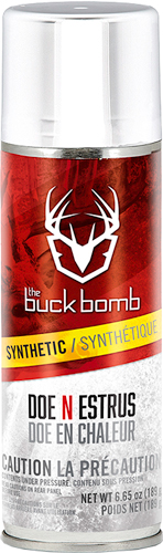 BUCK BOMB DEER LURE DOE IN ESTRUS SYNTHETIC 6.65 OZ AEROS - for sale