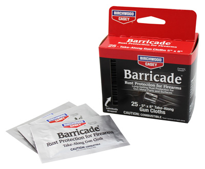 B/C BARRICADE RUST PROTECTION 25-INDIVIDUALLY PACKED WIPES - for sale