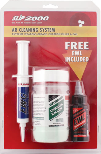 SLIP 2000 AR CLEANING SYSTEM 3-PK EWL/CARBON KILLER/GREASE - for sale