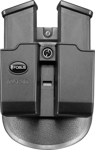 FOBUS MAG POUCH DOUBLE FOR GLOCK 45/10MM PADDLE STYLE - for sale