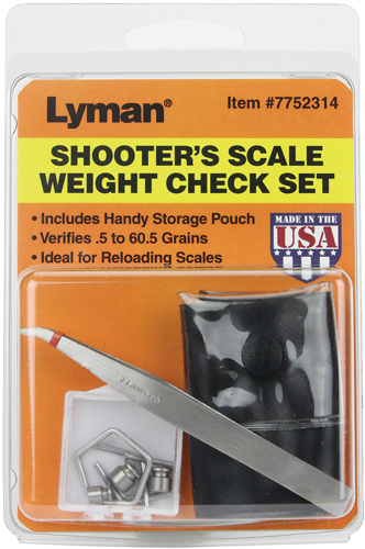 LYMAN SHOOTER'S SCALE WEIGHT CHECK SET - for sale
