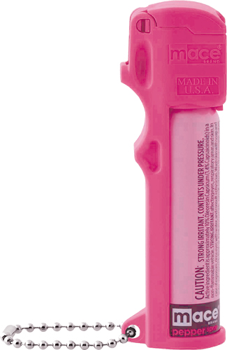 MACE PEPPER SPRAY PERSONAL MODEL KEY CHAIN NEON PINK 18G - for sale