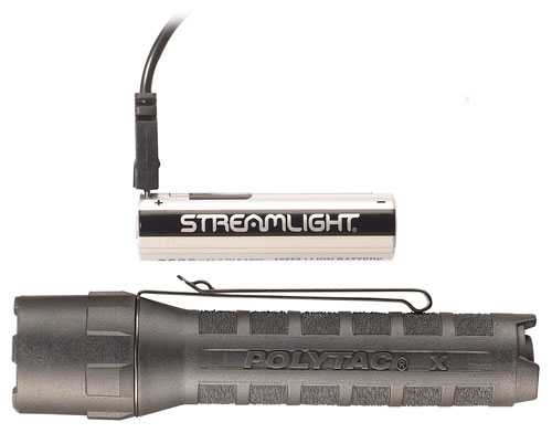 STREAMLIGHT POLY-TAC X USB LIGHT WHITE LED BLACK - for sale