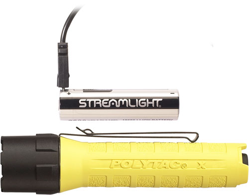 STREAMLIGHT POLY-TAC X USB LIGHT WHITE LED YELLOW << - for sale