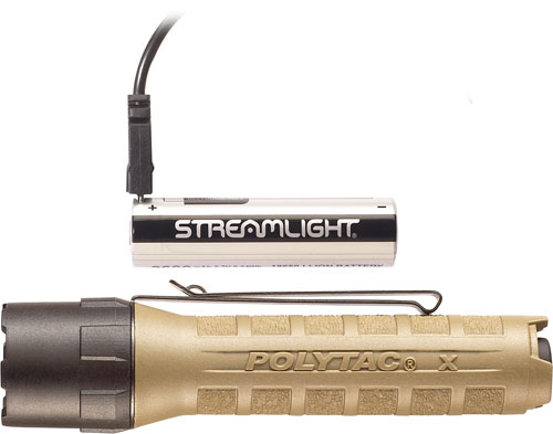 STREAMLIGHT POLY-TAC X USB LIGHT WHITE LED COYOTE BROWN - for sale