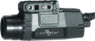 VIRIDIAN LASER/LIGHT X5L GREEN GEN3 UNI RAIL MNT W/ECR - for sale