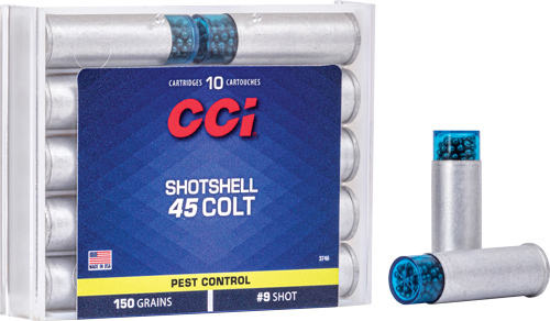 CCI 45 COLT SHOTSHELLS 150GR #9 SHOT 10RD 20BX/CS - for sale