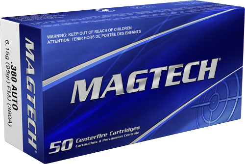 MAGTECH 380 ACP 95GR FMJ 50RD 20BX/CS - for sale