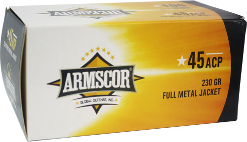 ARMSCOR 45 ACP 230GR FMJ 100RD 12BX/CS - for sale
