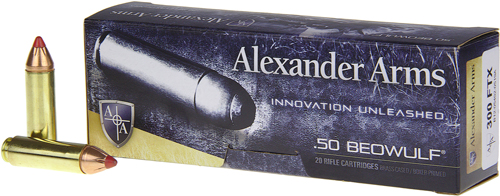 ALEXANDER 50 BEOWULF 300GR FTX 20RD 10BX/CS - for sale