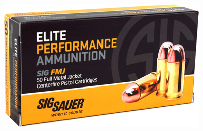 SIG 10MM AUTO 180GR FMJ 50RD 10BX/CS - for sale