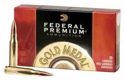 FEDERAL GOLD MEDAL 308WIN 168G SIERRA MATCHKING 20RD 10BX/CS - for sale