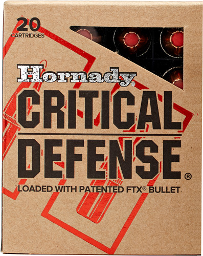 HORNADY CRITICAL DEFENSE .45LC 185GR FTX 20RD 10BX/CS - for sale