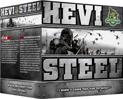 HEVI-SHOT HEAVY STEEL 12GA 3" 1-1/4OZ #BB 25RD 10BX/CS - for sale