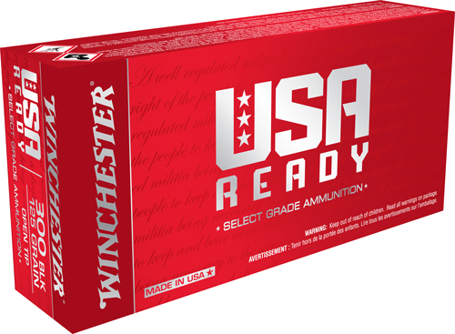 WINCHESTER USA READY 300 ACC 125GR OT MATCH 20RD 10BX/CS - for sale