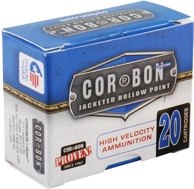 CORBON 45 ACP+P 165GR JHP 20RD 25BX/CS - for sale