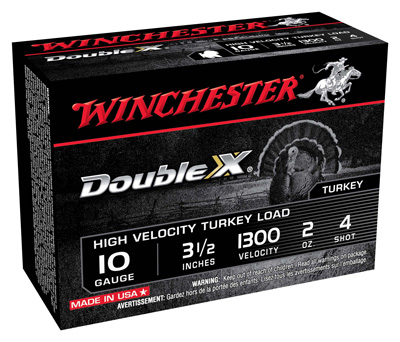 WINCHESTER DOUBLEX TRKY 10GA 3 5" 1300FPS 2OZ #4 10RD 10BX/CS - for sale
