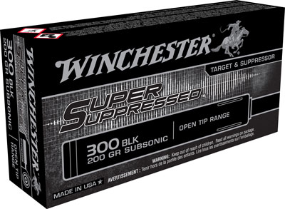 WINCHESTER SUPPRESSED 300 AAC 200GR FMJ 20RD 10BX/CS - for sale