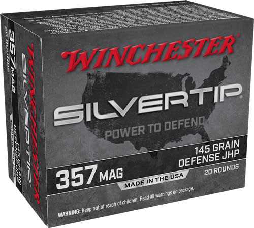 WINCHESTER SILVERTIP 357 MAG 145GR SILVERTP HP 20RD 10BX/CS - for sale