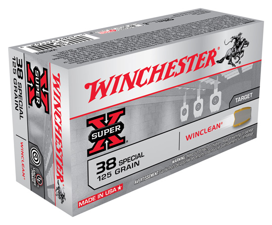 WIN AMMO WIN-CLEAN .38 SPECIAL 125GR. JSP 50RD 10BX/CS - for sale