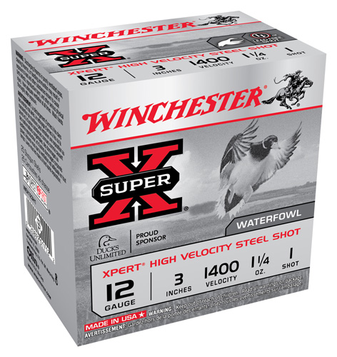 WINCHESTER XPERT STEEL 12GA 3" 1400FPS 1-1/4OZ 1 25RD 10BX/CS - for sale