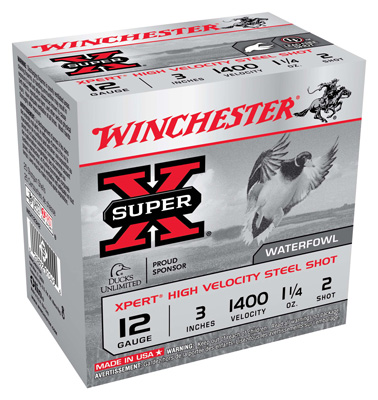 WINCHESTER XPERT STEEL 12GA 3" 1400FPS 1-1/4OZ 2 25RD 10BX/CS - for sale