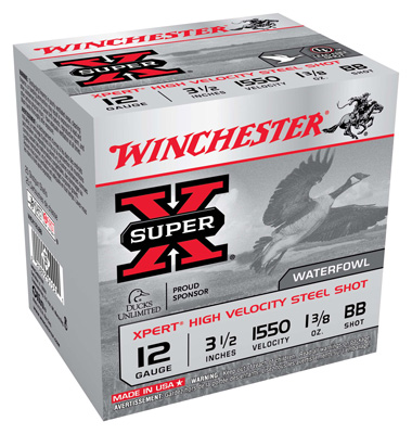 WINCHESTER XPERT 12GA 1550F BB 3.5" STEEL 1-3/8O 25RD 10BX/CS - for sale