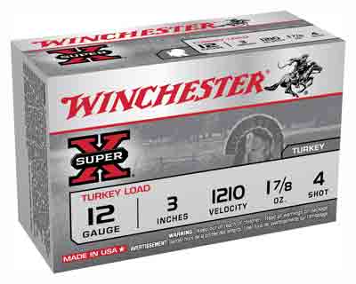 WINCHESTER SUPER-X TRKY 12GA 4 3" 1210FP 1-7/8OZ 10RD 10BX/CS - for sale