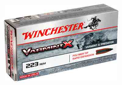 WINCHESTER VARMINT-X 223REM 40GR POLY TIPPED 20RD 10BX/CS - for sale
