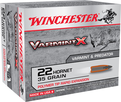 WINCHESTER VARMIT-X 22 HORNET 35GR VARMINTER-X 20RD 10BX/CS - for sale