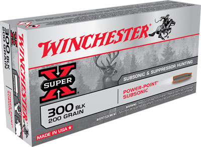 WINCHESTER 300 AAC SUBSONIC 200GR EXP HP 20RD 10BX/CS - for sale