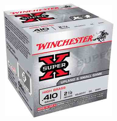 WINCHESTER SUPER-X 410 2.5" 1245FPS 1/2OZ #4 25RD 10BX/CS - for sale