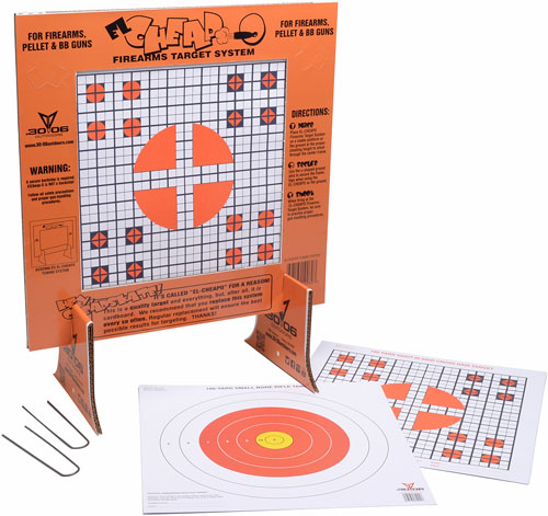 30-06 OUTDOORS PAPER TARGET EL CHEAPO SIGHT-IN W/STAND 40CT - for sale