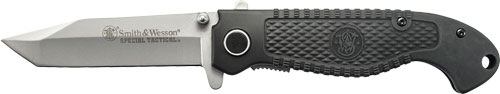 S&W KNIFE SPECIAL TACTICAL RUBBER COATED 3.5" BLADE - for sale