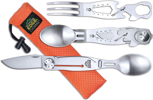 OUTDOOR EDGE CHOWPAL MEALTIME MULTITOOL W/KNIFE & ORNG POUCH - for sale