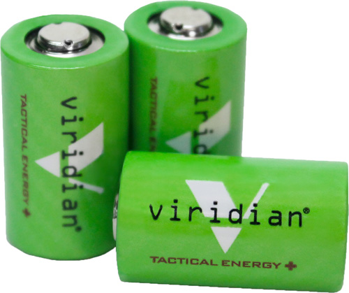 VIRIDIAN LITHIUM BATTERY CR2 3-PACK FITS C-SERIES - for sale