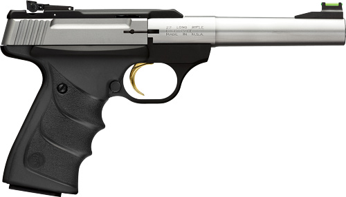 BROWNING BUCK MARK CAMPER URX .22LR 5.5"HB STAINLESS/BLK SYN - for sale