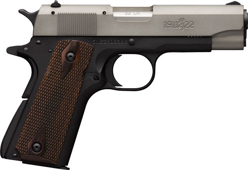 BROWNING 1911-22 .22LR 4.25" FS MATTE GRAY/ROSEWOOD - for sale